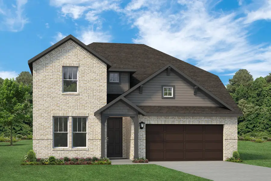 Representative exterior photo of a completed home built from the Republic by Rockwell Homes in Creekside, Royse City, TX (Image 30). Representative exterior photo of a completed home built from the Republic by Rockwell Homes in Creekside, Royse City, TX (Image 30).