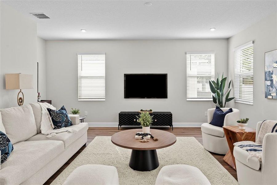 Furnished interior view inside a new home in , St. Petersburg (Image 31).