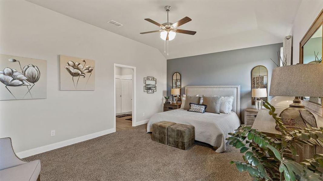Furnished interior view inside a new home in Eagle Creek, Denton (Image 17).