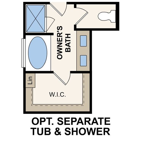 2D floor plan layout for the Dartford by Century Communities in Vue at Evelyn, Austin, TX (Image 4).