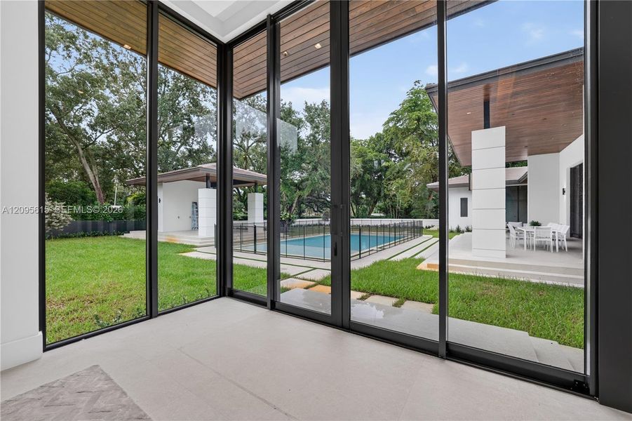 Exterior details and patio area of a home in , Miami (Image 30).