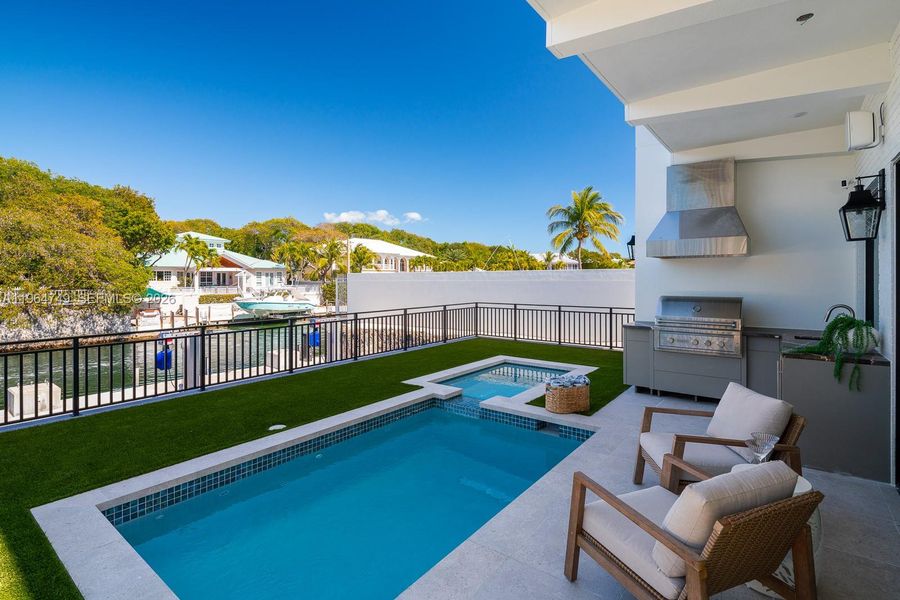 Exterior details and patio area of a home in , Key Largo (Image 3). Exterior details and patio area of a home in , Key Largo (Image 3).