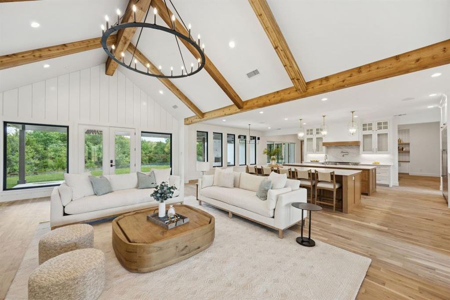 This home lives like a sprawling one-story with 7,467 sq ft on the first level. This home lives like a sprawling one-story with 7,467 sq ft on the first level.