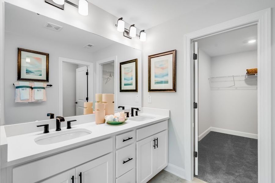 Furnished interior view inside a new home in Forestville Station, Wake Forest (Image 9).