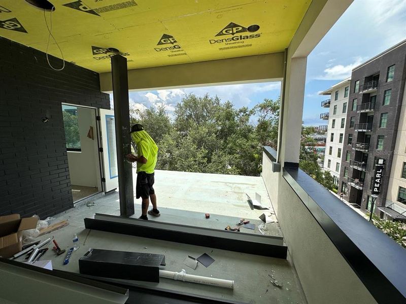 In-progress construction of a new home in , Tampa, FL (Image 17).