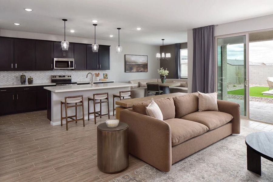 Kitchen - Sanctuary at Stonebridge Model Home. Finishes and options may vary by community