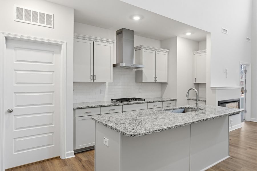 Furnished interior view inside a new home in Ovation at Sweetbrier, Durham (Image 10).