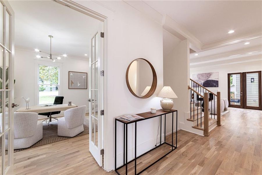 Furnished interior view inside a new home in , Atlanta (Image 39).