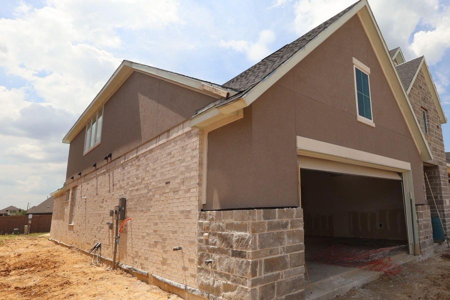 In-progress construction of a new home in Dunham Pointe, Cypress, TX (Image 10).