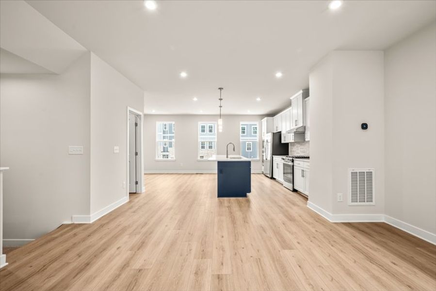 Spacious, unfurnished interior of a new home in Townes at The Station, Apex (Image 14).