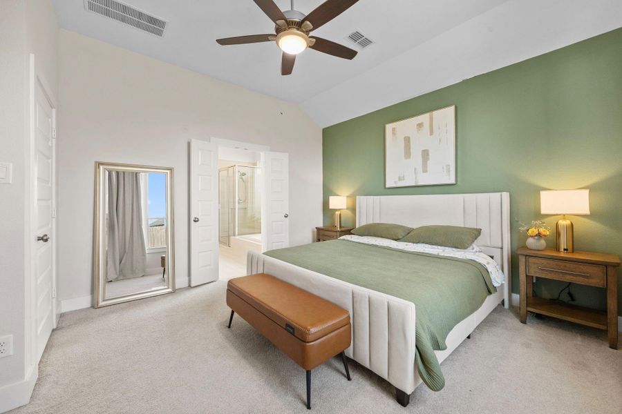 Furnished interior view inside a new home in , Fulshear (Image 7).