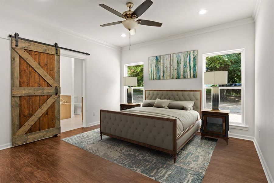 Furnished interior view inside a new home in , Mount Vernon (Image 13).