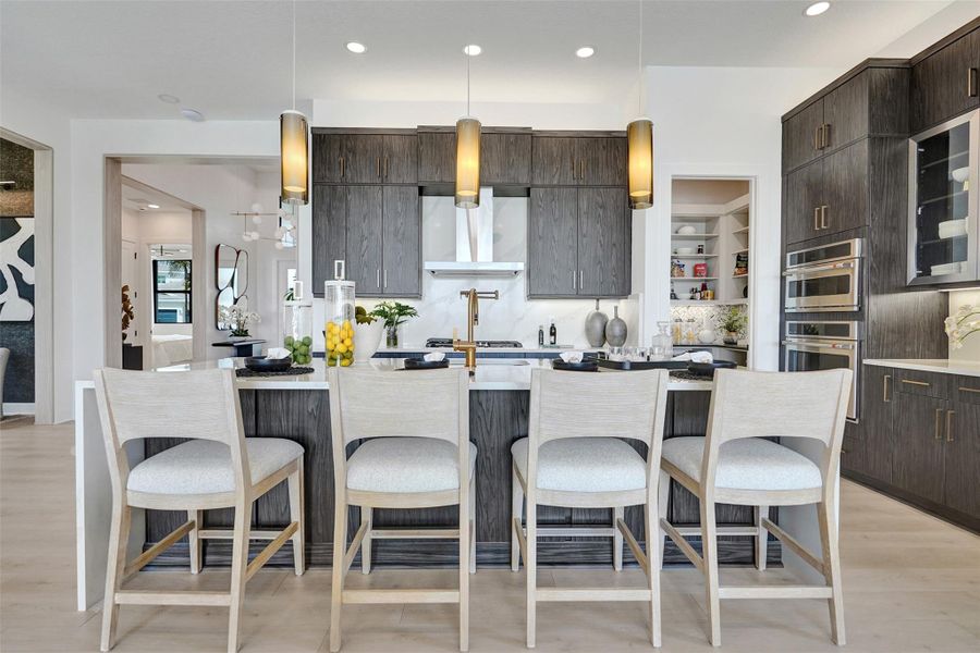 Furnished interior view inside a new home in Esprit at Avenir, Palm Beach Gardens (Image 53).