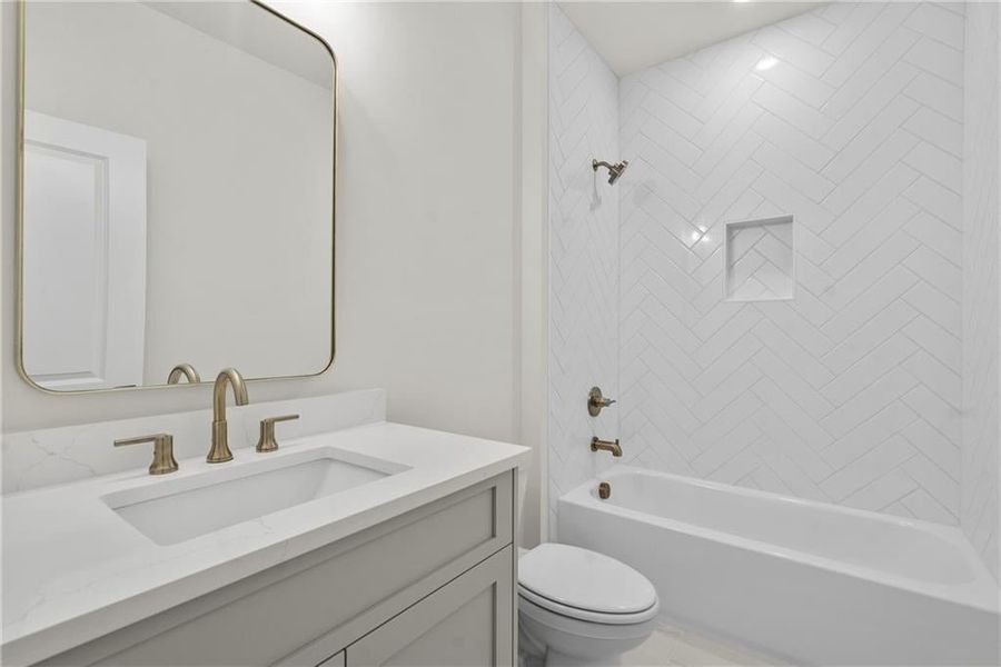 The bedrooms have private on suites.