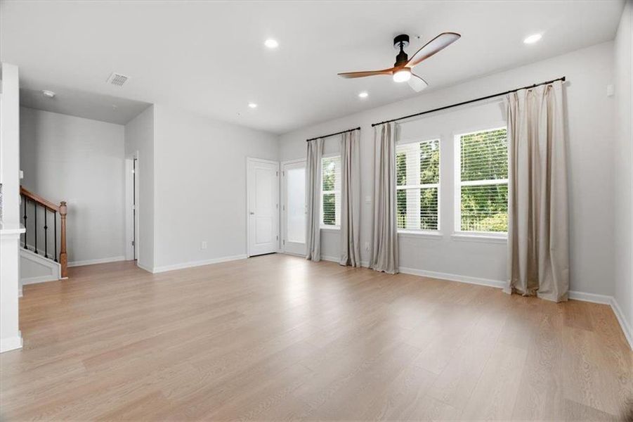 Spacious, unfurnished interior of a new home in Brooks at Riverview Landing, Smyrna (Image 28).