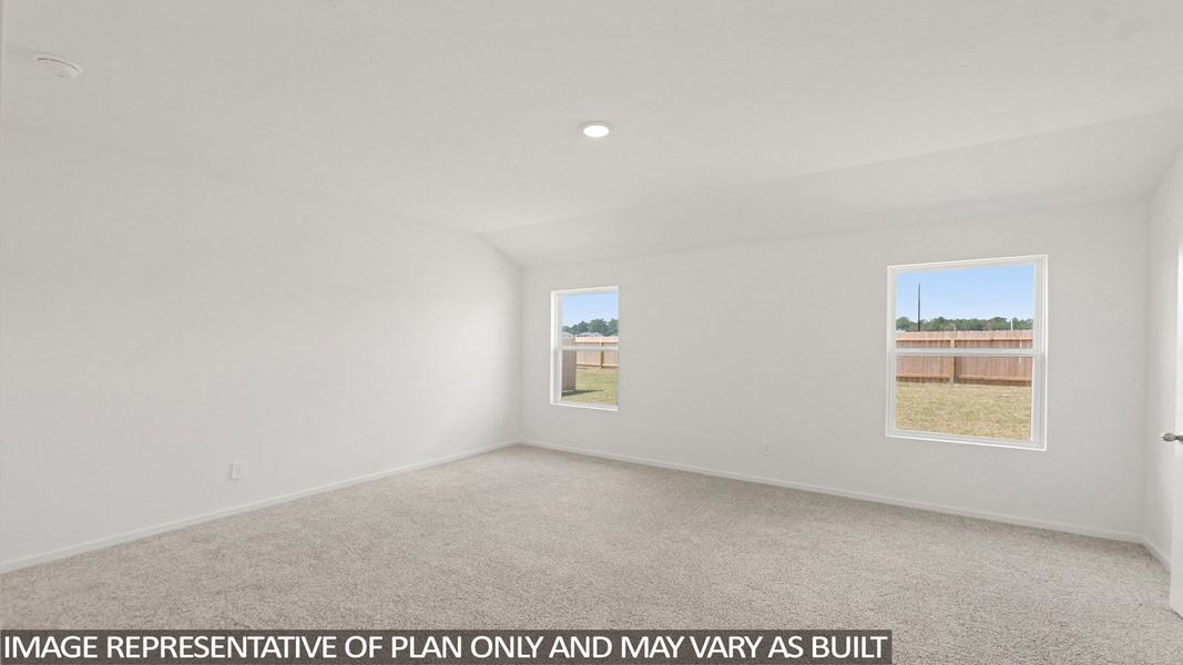 Spacious, unfurnished interior of a new home in New Waverly Station, New Waverly (Image 22).