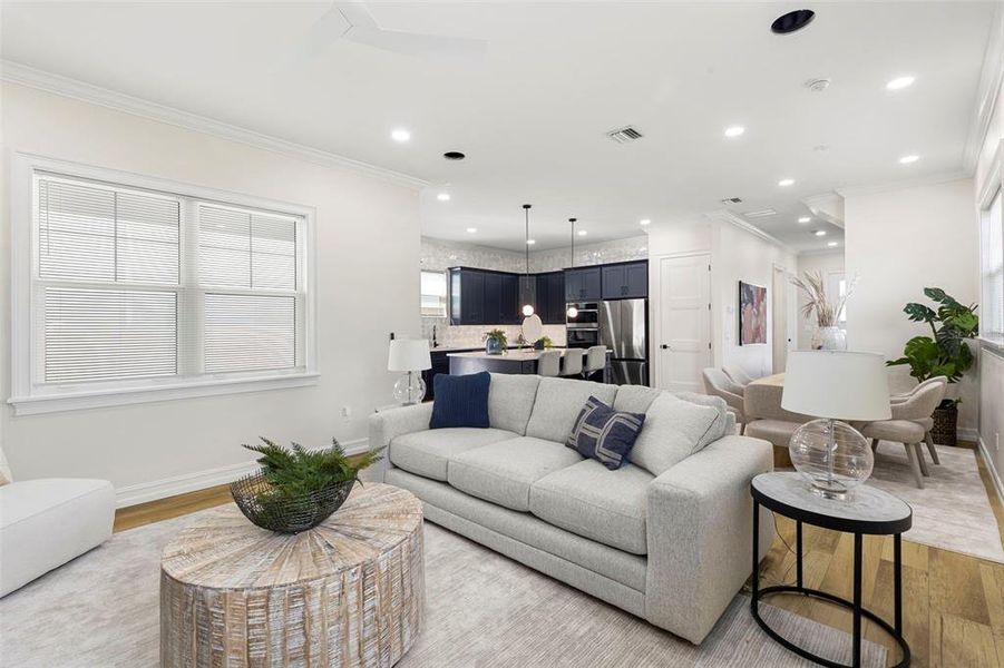 Furnished interior view inside a new home in , St. Petersburg (Image 37).