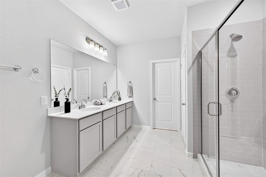 Furnished interior view inside a new home in Tarrytown, Crowley (Image 6).