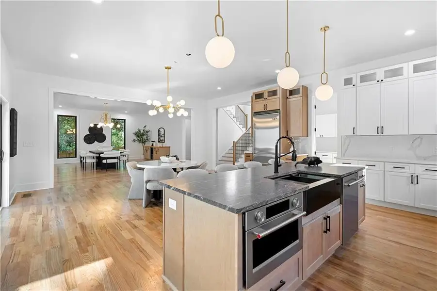 Furnished interior view inside a new home in , Atlanta (Image 51).