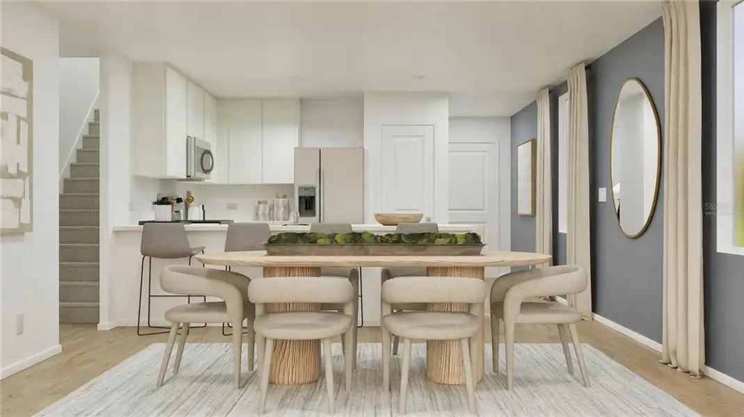 Furnished interior view inside a new home in Westview, Kissimmee (Image 4).