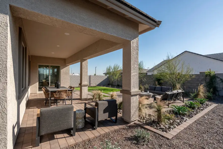 Representative exterior details of a home built from the Falcon by Risewell Homes in Citrus Park, Goodyear (Image 3).
