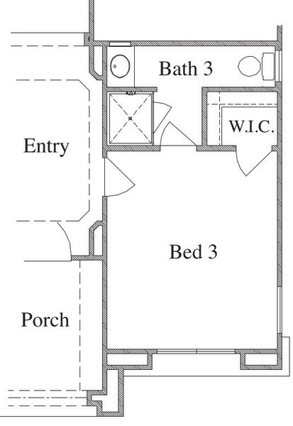 2D floor plan layout for the 2110 by Texas Homes in Ventana, Bulverde, TX (Image 5).