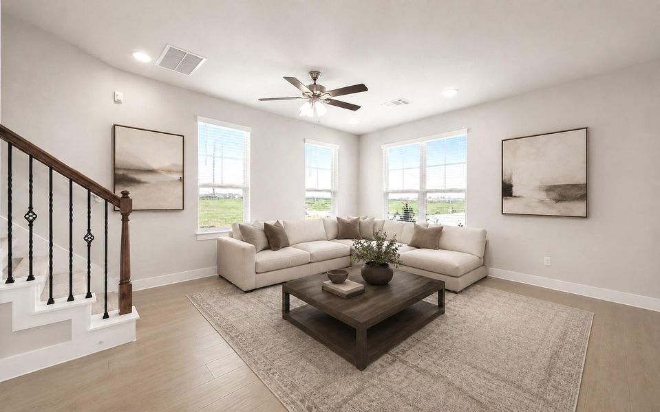 Virtually Staged Family/Living Room Virtually Staged Family/Living Room