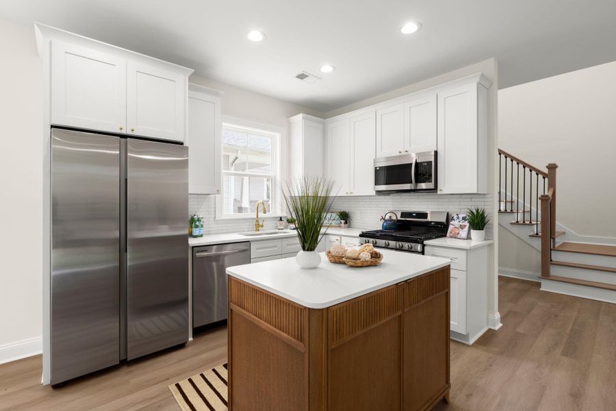 Furnished interior view inside a new home in , Charleston (Image 17).
