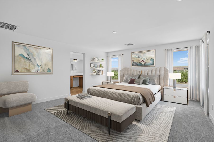 Furnished interior view inside a new home in Allen Ranches, Litchfield Park (Image 8).