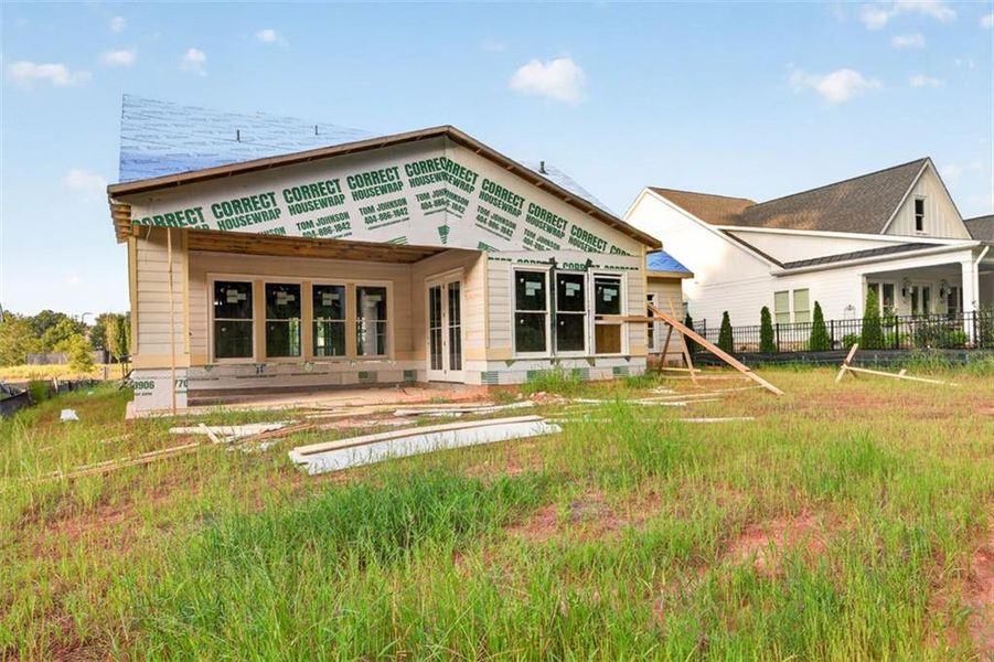 In-progress construction of a new home in , Statham, GA (Image 13).