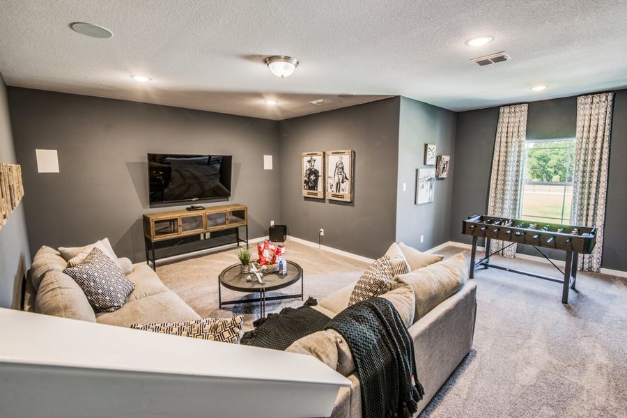 Furnished interior view inside a new home in Timberbrook, Justin (Image 20).