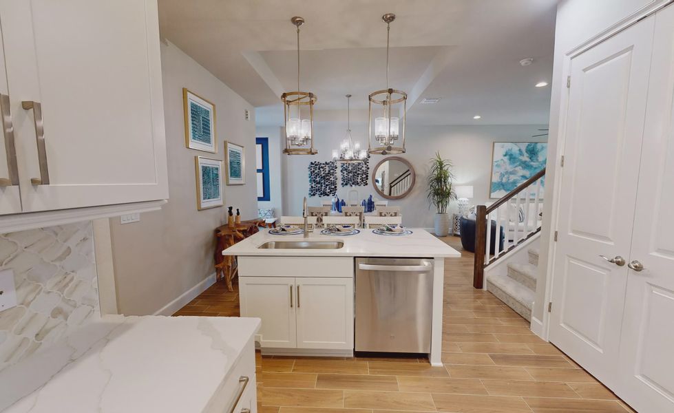 Furnished interior view inside a new home in Plantation Bay, Ormond Beach (Image 9).