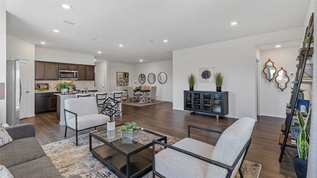 Furnished interior view inside a new home in Bel Air Village, Sherman (Image 23).