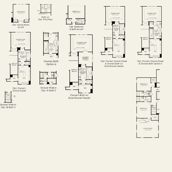 2D floor plan layout for the Stonegate by Pulte Homes in The Retreat at Carolina Ridge, Harrisburg, NC (Image 7).
