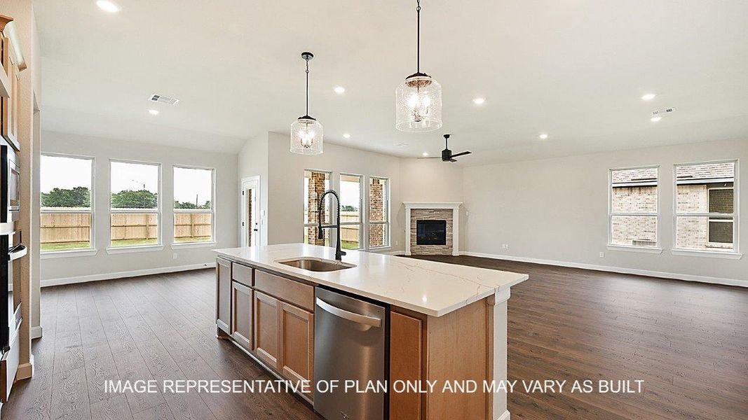 Furnished interior view inside a new home in Wellborn Settlement, College Station (Image 5).