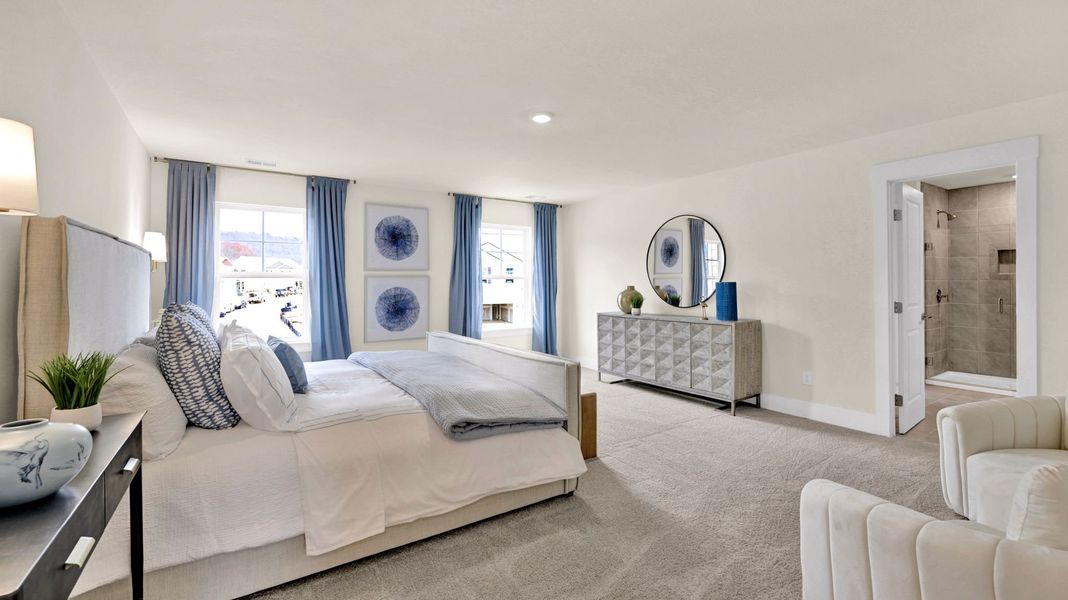 Furnished interior view inside a new home in Harbor Crest, Ooltewah (Image 26).