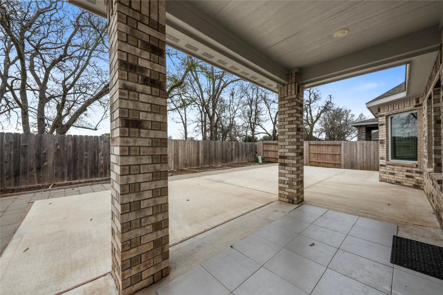 Private backyard space ideal for outdoor relaxation, entertaining, or future customization. A great area to enjoy outdoor activities or create your own personal retreat.