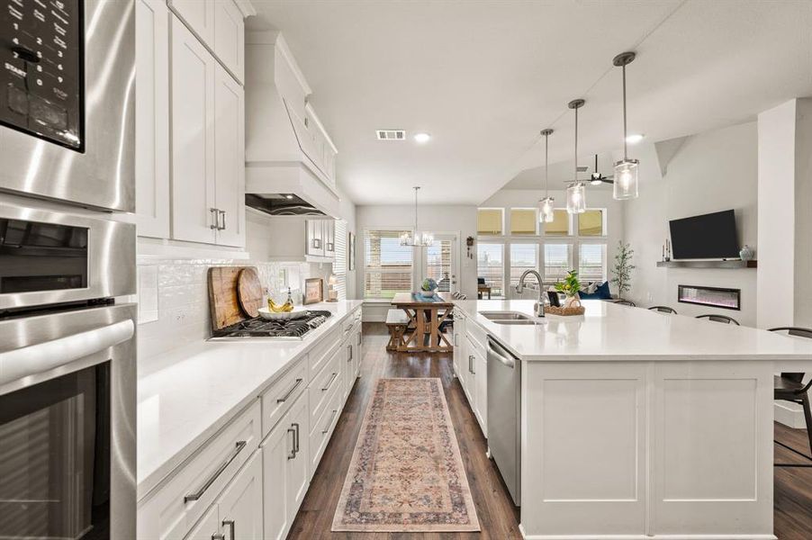 Furnished interior view inside a new home in , Haslet (Image 7).