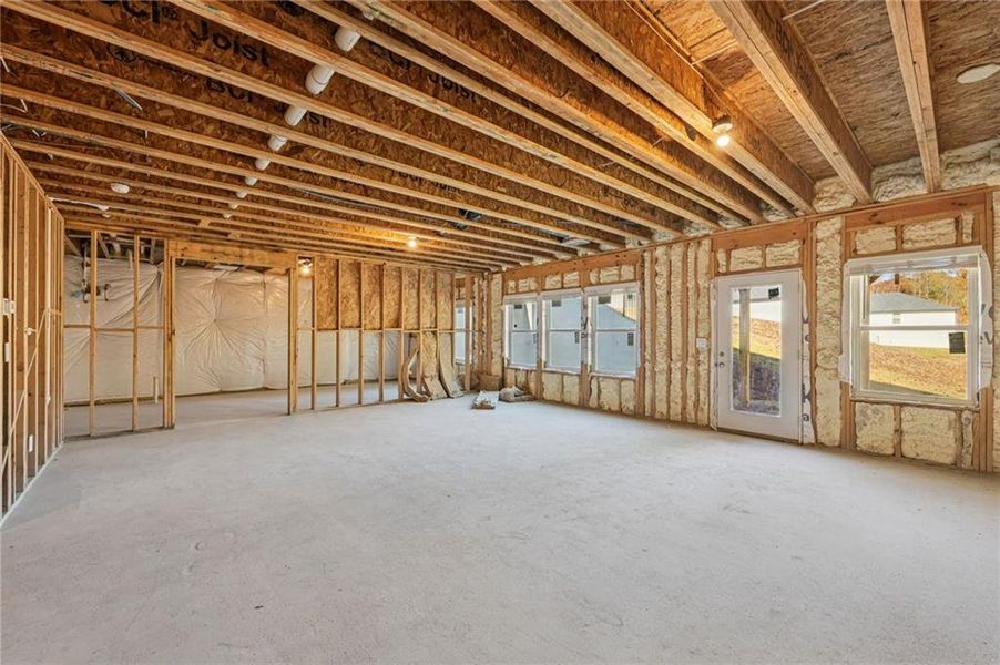 In-progress construction of a new home in The Oaks at Dawson, Dawsonville, GA (Image 33).