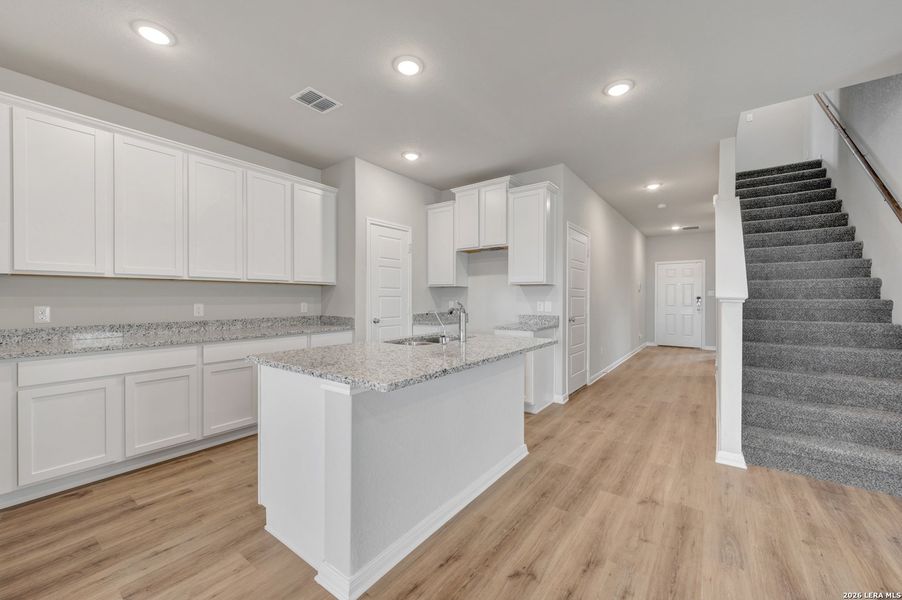 Furnished interior view inside a new home in Hunters Ranch, San Antonio (Image 13).