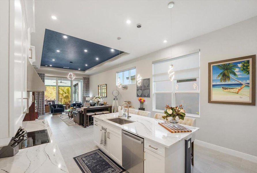 Furnished interior view inside a new home in , Port St. Lucie (Image 25).