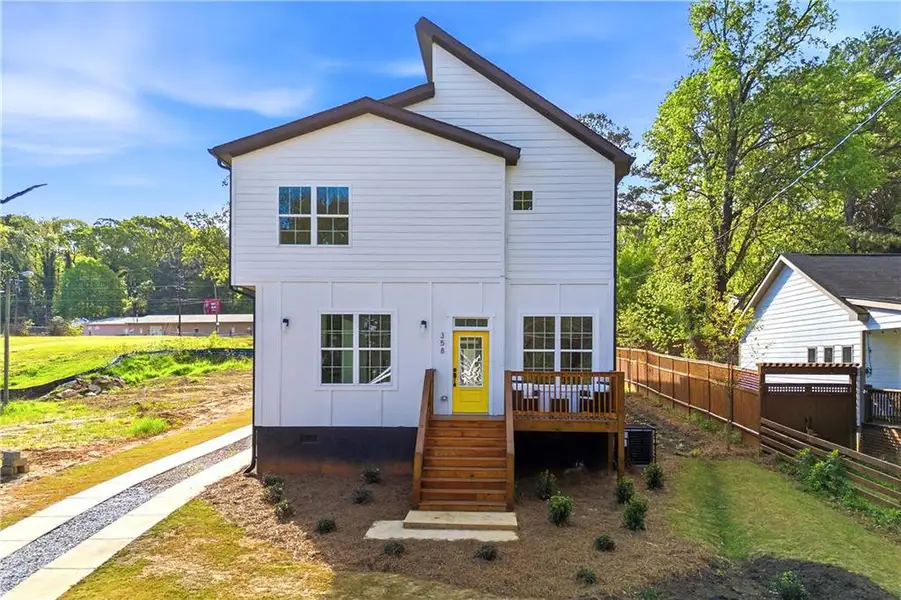 Exterior details and patio area of a home in , Atlanta (Image 25).