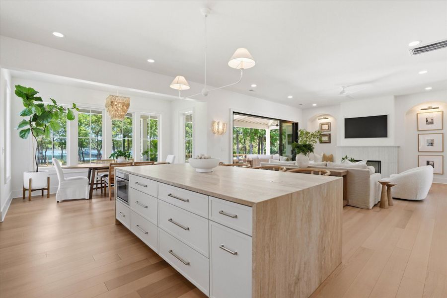 Furnished interior view inside a new home in , Wadmalaw Island (Image 12).
