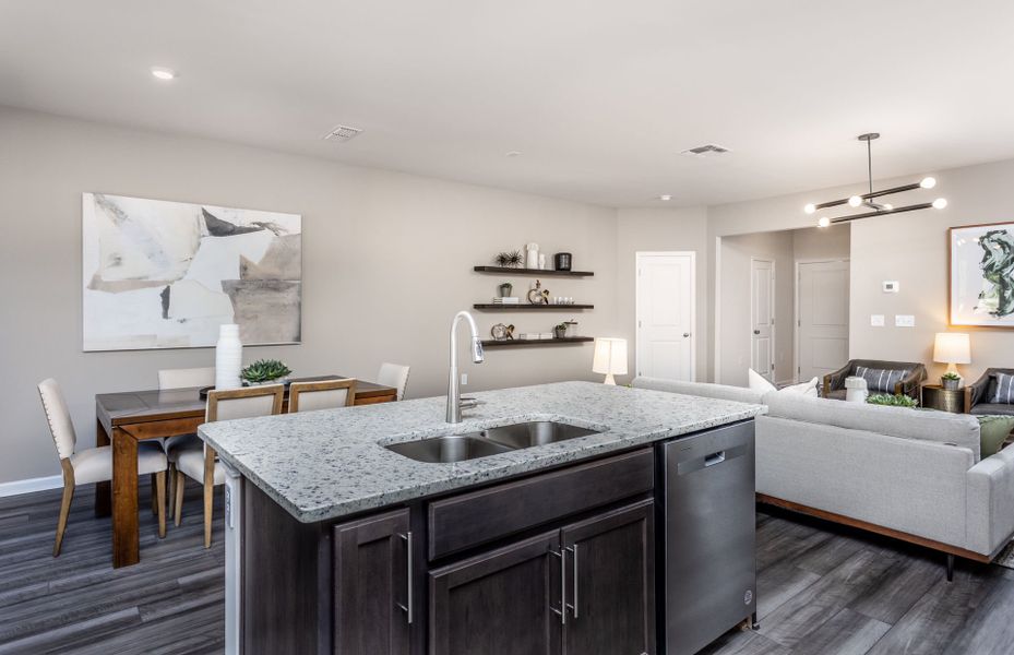 Spacious Kitchen & Dining Area
