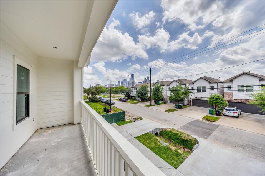Exterior details and patio area of a home in , Houston (Image 26).