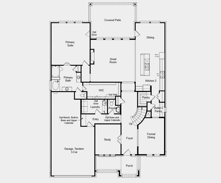 2D floor plan layout for the Larimar by Taylor Morrison in The Ranch at Uptown Celina 60s, Celina, TX (Image 4). 2D floor plan layout for the Larimar by Taylor Morrison in The Ranch at Uptown Celina 60s, Celina, TX (Image 4).