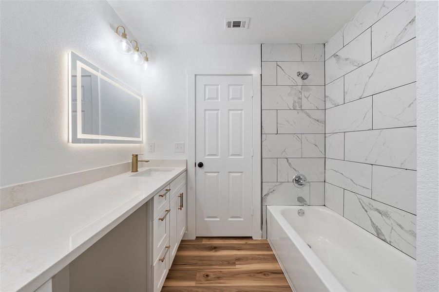 Furnished interior view inside a new home in , Waco (Image 11).