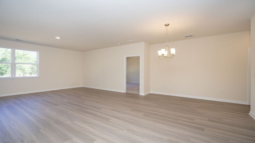 Representative unfurnished interior of a home built from the KERRY by D.R. Horton in The Reserve at Wild Horse, Conway (Image 23).