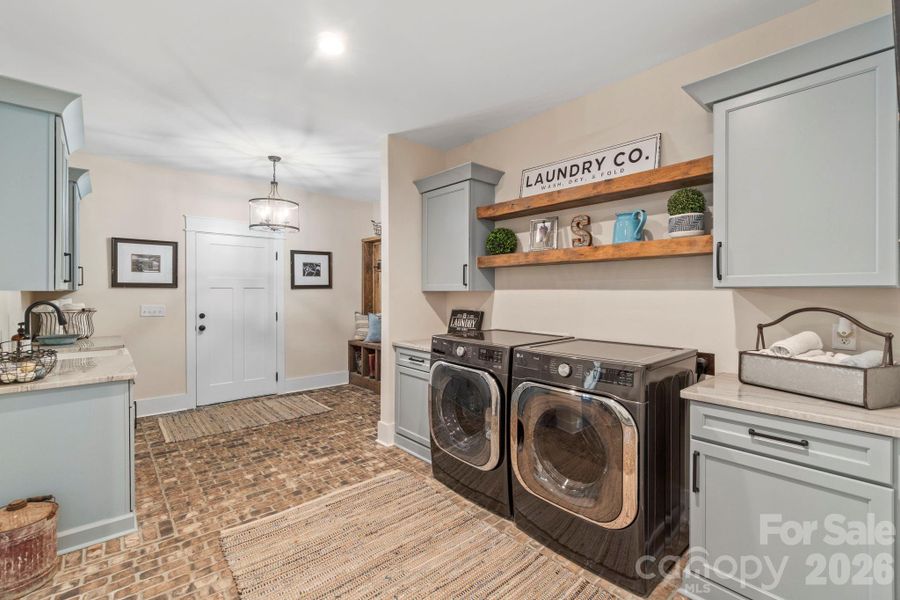 Furnished interior view inside a new home in , Clover (Image 4).