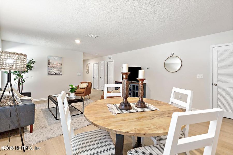 Furnished interior view inside a new home in , Jacksonville (Image 25). Furnished interior view inside a new home in , Jacksonville (Image 25).